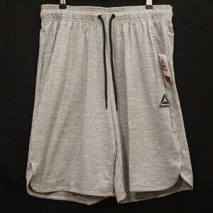 Reebok Sleet Heather Gray Athletic Core Shorts Men’s Medium